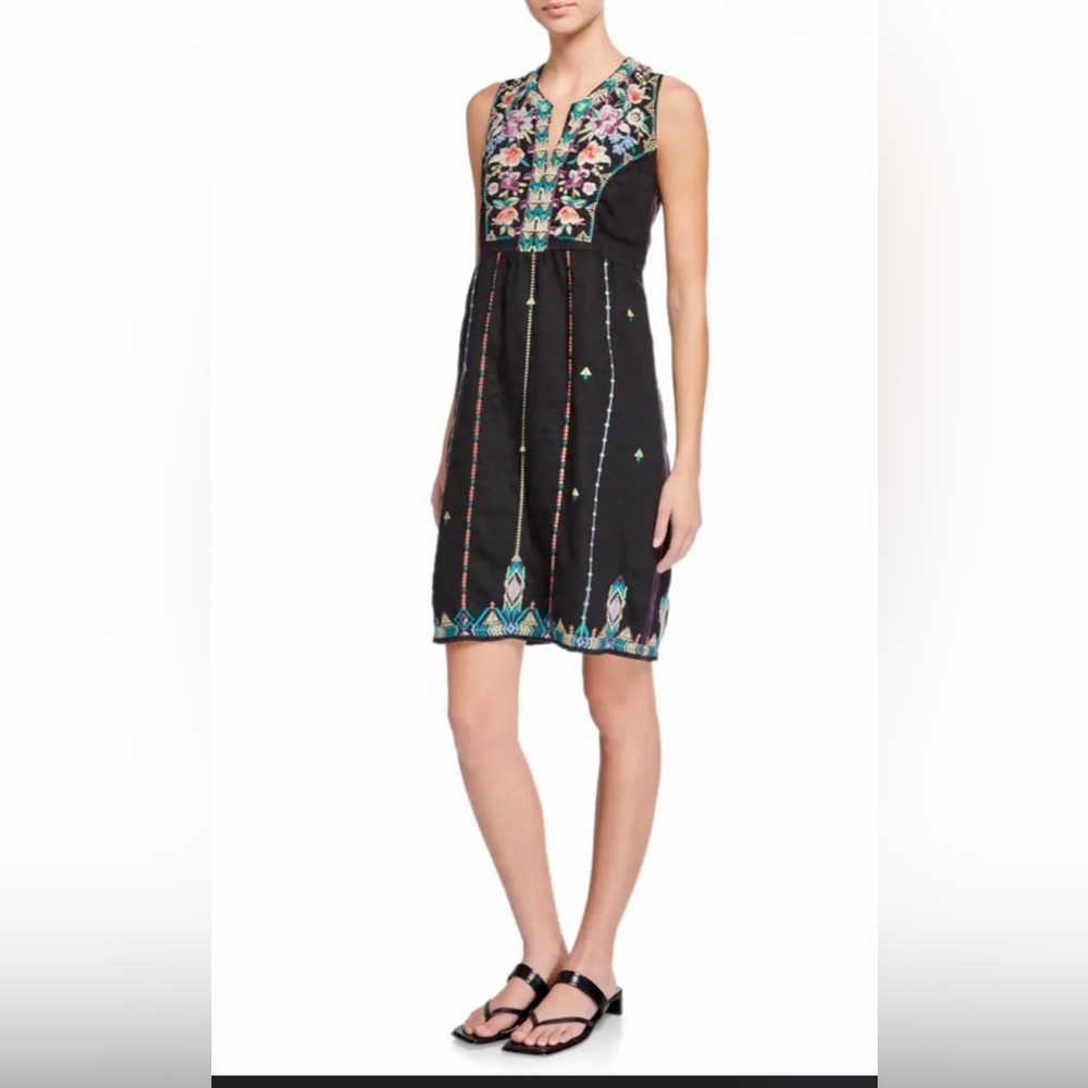 Johnny WAS Majorca embroidered dress.